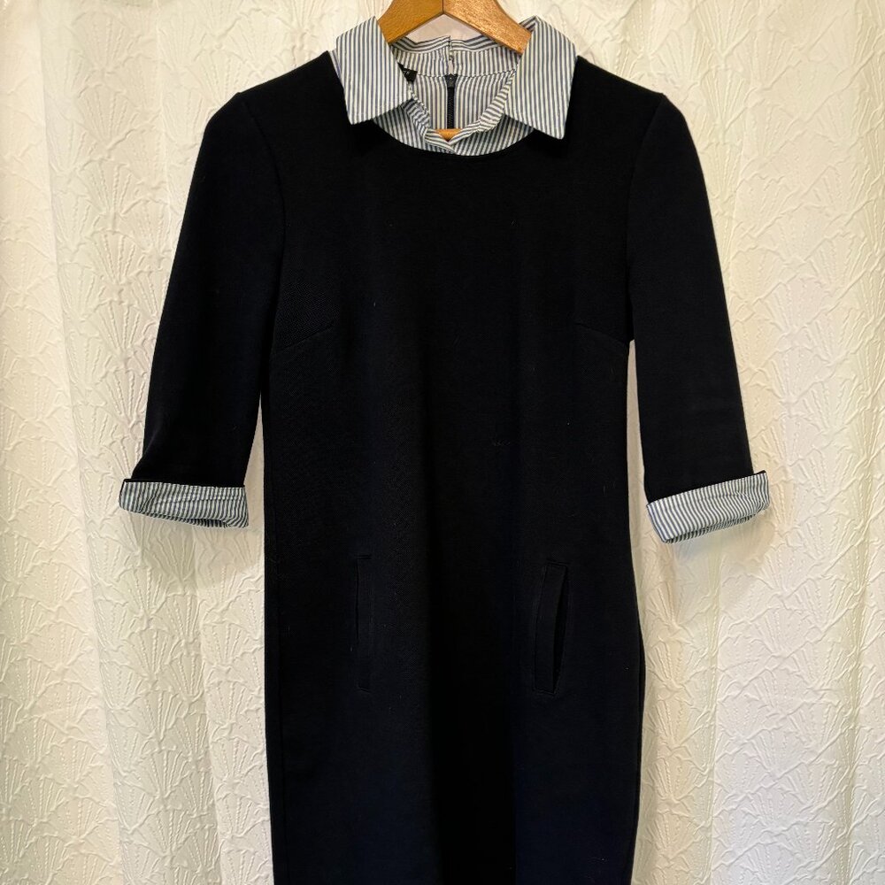 Talbots Navy Fitted Dress